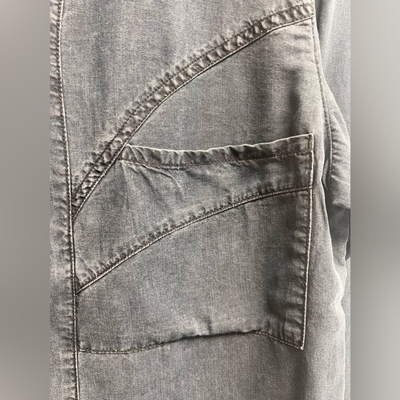 BA&SH Women’s Chemise Dream Long sleeve Button Down Shirt Brut-Size Medium-NWT - Picture 9 of 10